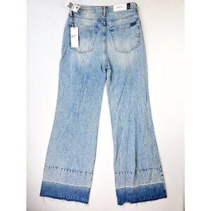 7 For All Mankind Size 27X34 Women Ultra High Rise Jo Flare Blue Denim Jeans NWT